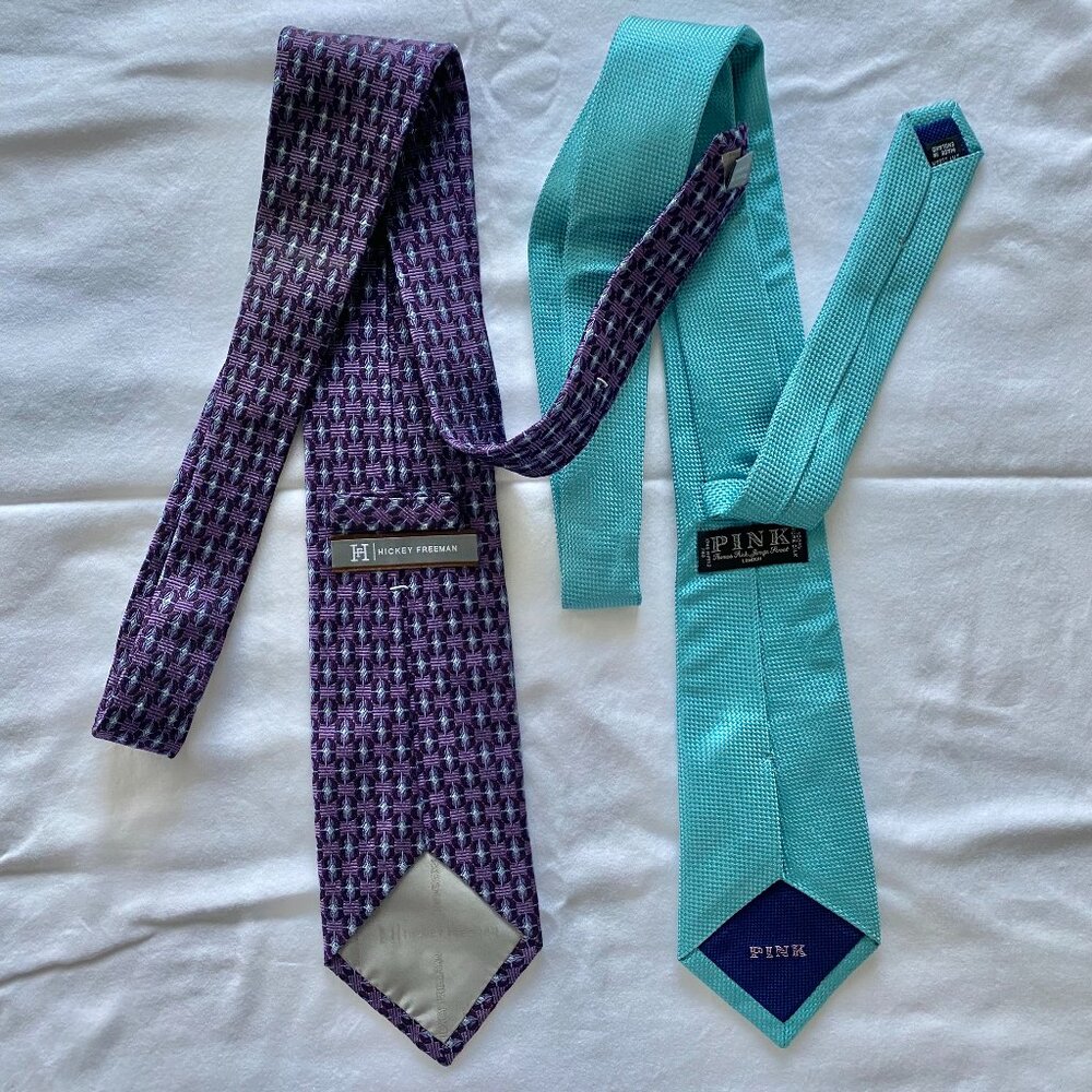 Thomas Pink and Hickey Freeman Ties